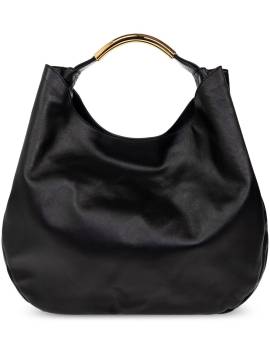 Moschino Tote Bag mit Metallhenkel - Schwarz von Moschino