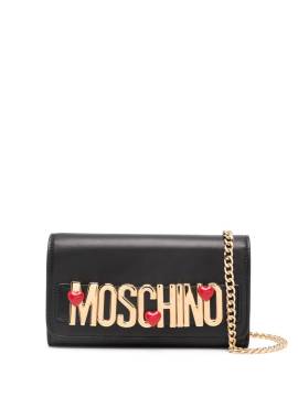 Moschino Mini Tasche mit Logo - Schwarz von Moschino