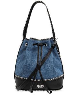 Moschino Beuteltasche mit Kontrasteinsatz - Blau von Moschino