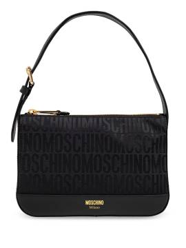 Moschino Schultertasche mit Muster - Schwarz von Moschino