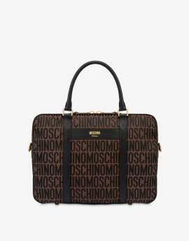 Reisetasche Allover Logo von Moschino