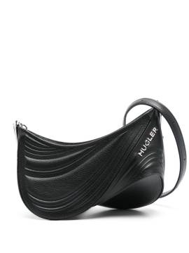 Mugler Schultertasche mit Prägung - Schwarz von Mugler