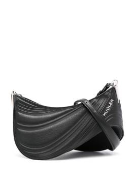 Mugler Schultertasche mit Prägung - Schwarz von Mugler