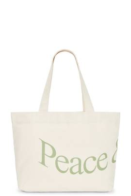 Museum of Peace and Quiet TOTE-BAG WORDMARK in Knochen - White. Size all. von Museum of Peace and Quiet