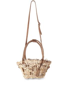 Nannacay Venus Pinterwoven Handtasche - Nude von Nannacay