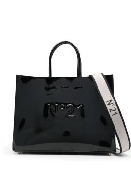 Nº21 Shopper mit Logo-Prägung - Schwarz von Nº21