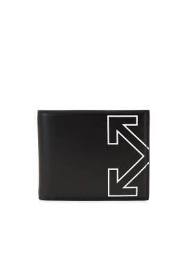 OFF-WHITE PORTEMONNAIE HERITAGE BIFOLD in Schwarz & Weiß - Black. Size all. von OFF-WHITE