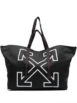 Off-White Große Heritage Day Off Tote Bag - Schwarz von Off-White