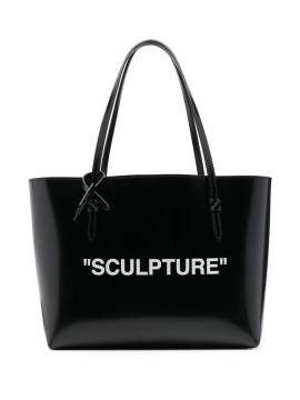 Off-White Handtasche mit Print - Schwarz von Off-White