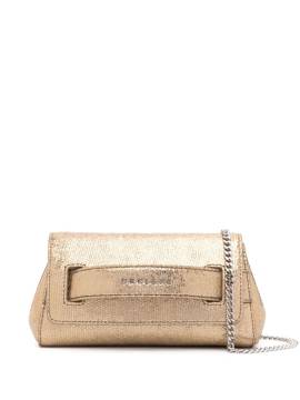 Orciani Clutch mit Logo - Gold von Orciani