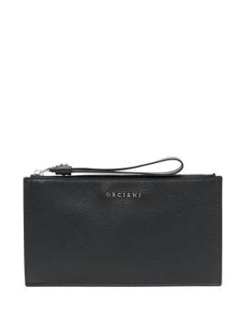 Orciani Clutch mit Logo - Schwarz von Orciani