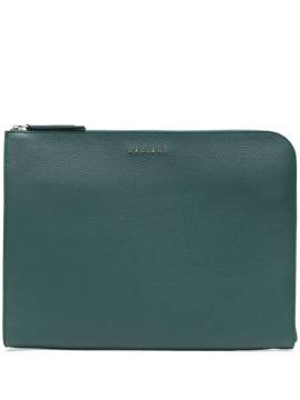 Orciani Micron leather briefcase - Grün von Orciani