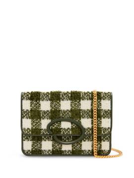 Oscar de la Renta O Pochette Tweed-Tasche mit Check - Nude von Oscar de la Renta