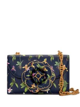 Oscar de la Renta TRO Tasche mit Orchideen-Print - Blau von Oscar de la Renta