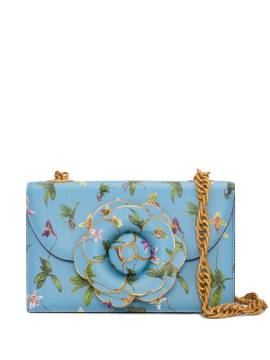 Oscar de la Renta TRO Tasche mit Orchideen-Print - Blau von Oscar de la Renta