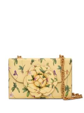 Oscar de la Renta TRO Tasche mit Orchideen-Print - Gelb von Oscar de la Renta