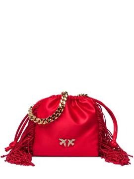 PINKO Atalanta Tasche mit Logo-Stickerei - Rot von PINKO