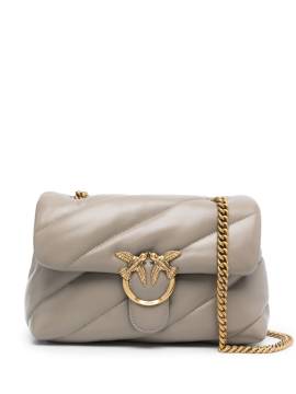 PINKO Classic Love Puff Schultertasche - Braun von PINKO