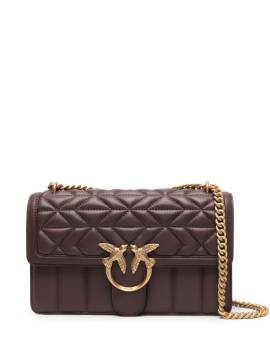 PINKO Classic Love Puff Schultertasche - Violett von PINKO