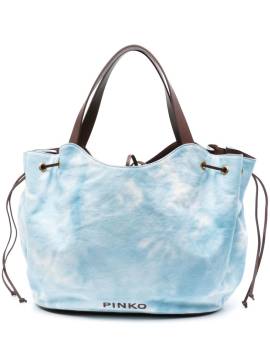 PINKO Extra Pagoda Tote Bag - Blau von PINKO