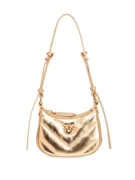 PINKO Half Moon Tasche in Knitteroptik - Gold von PINKO