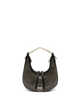 PINKO Handtasche mit Strass - Schwarz von PINKO