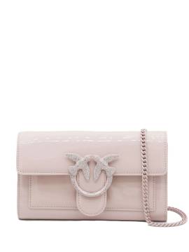 PINKO Love Birds Schultertasche - Nude von PINKO