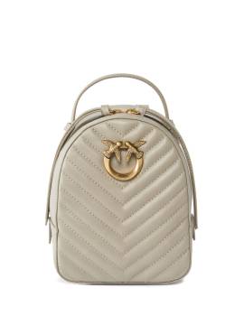 PINKO Love Click Matelassé-Rucksack - Nude von PINKO