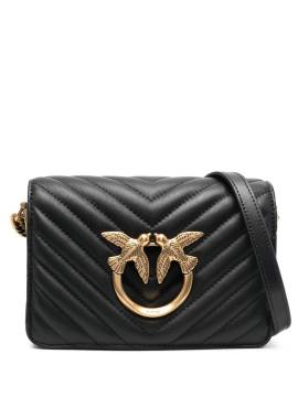 PINKO Mini Click Love Tasche - Schwarz von PINKO