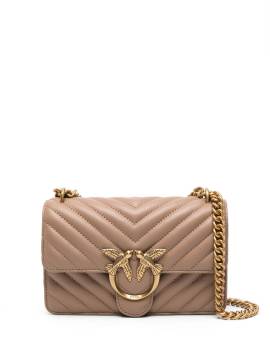 PINKO Mini Love Umhängetasche - Nude von PINKO