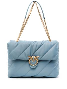 PINKO Große Extra Love Puff Schultertasche - Blau von PINKO