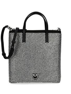 PINKO Mini-Tasche mit Strass - Schwarz von PINKO