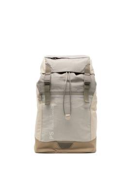 PS Paul Smith Ripstop-Rucksack mit Logo-Patch - Nude von PS Paul Smith
