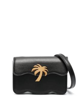 Palm Angels Mini-Tasche mit Logo-Schild - Schwarz von Palm Angels
