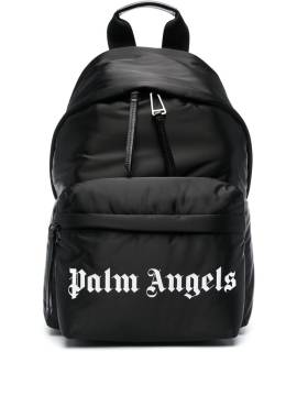 Palm Angels Rucksack mit Logo-Print - Schwarz von Palm Angels