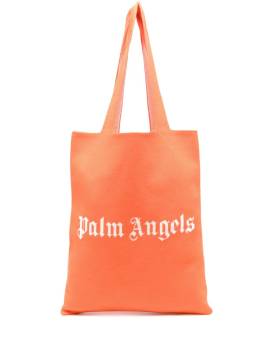 Palm Angels Shopper mit Logo-Print - Orange von Palm Angels