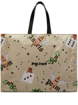 Palm Angels Tote Bag mit Pin-up - Nude von Palm Angels