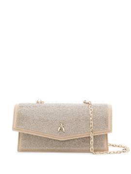 Patrizia Pepe Fly Bamby Schultertasche mit Strass - Nude von Patrizia Pepe