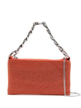 Patrizia Pepe Mini Clutch mit Strass - Orange von Patrizia Pepe