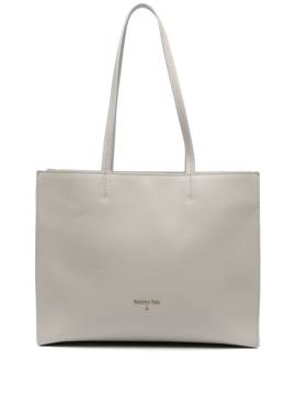 Patrizia Pepe Tote Bag aus gehämmertem Leder - Grau von Patrizia Pepe