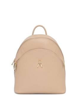 Patrizia Pepe Rucksack mit Logo-Schild - Nude von Patrizia Pepe