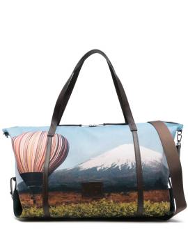 Paul Smith Signature Stripe Balloon Reisetasche - Blau von Paul Smith