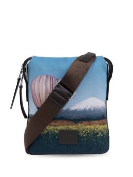 Paul Smith Schultertasche mit Stripe Balloon Mount Fuji-Print - Blau von Paul Smith