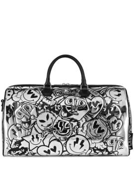 Philipp Plein Große Smile Reisetasche - Grau von Philipp Plein