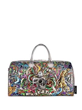 Philipp Plein Handtasche mit Tattoo-Prägung - Blau von Philipp Plein