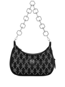 Philipp Plein Schultertasche mit Monogrammmuster - Schwarz von Philipp Plein