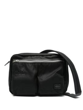 Porter-Yoshida & Co. Kuriertasche mit doppeltem Fach - Schwarz von Porter-Yoshida & Co.