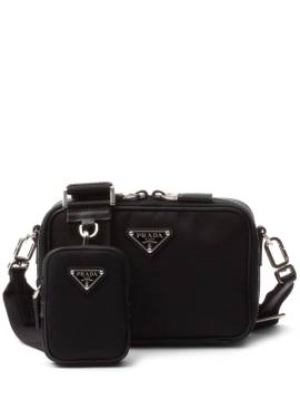 Prada Brique Kuriertasche mit Logo - Schwarz von Prada