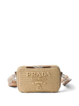 Prada Gehäkelte Brique Schultertasche - Nude von Prada