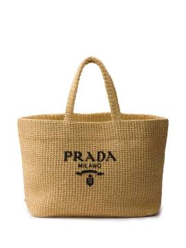 Prada Gehäkelte Handtasche - Nude von Prada